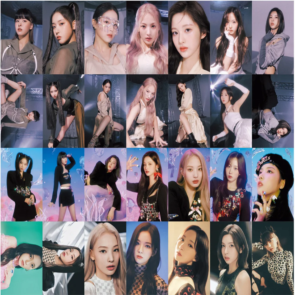 

Kpop NMIXX Photocards Lomo Card Album AD MARE Cards HAEWON BAE JIWOO Double-sided Printing Postcards Fans Gift Collectible