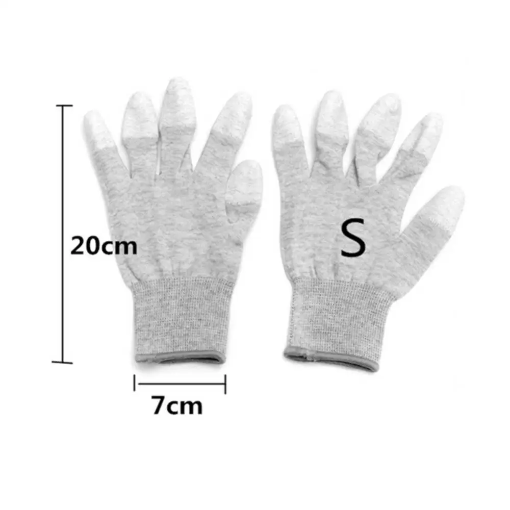 Anti Static Gloves Electronic Working Gloves Household Clean Knitted Gloves Non-slip Wear-resistant Industrial Protection 2