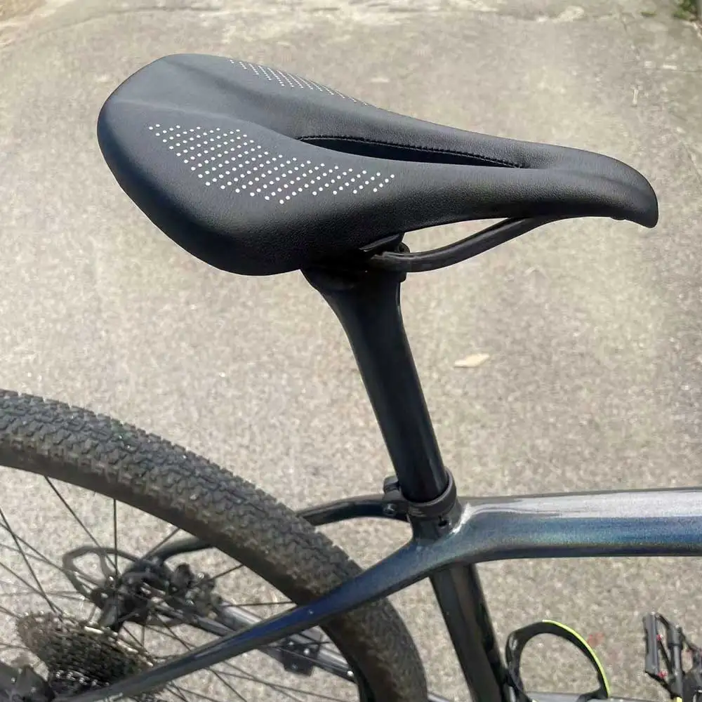 Bicycle Seat elitaone MTB Carbon Saddle Road Bike 240x143mm Super Light 90g UD Bare Carbon Finish