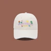 Baseball cap new style flower yellow letter embroidery baseball cap for women sweet versatile soft top duckbill captiki 5