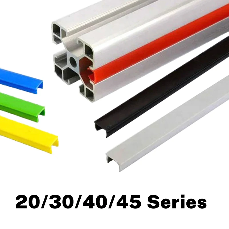 Toaiot Protection Contre La Poussière Soft Cover Seal Strip 6mm 2020 Aluminium Profile V-Slot T-Slot Cover/Panel Holder Fillter Extrusion Cover Compatible Avec Ender 3 V2 Pro CR10 V2/ CR6 SE CNC-5M