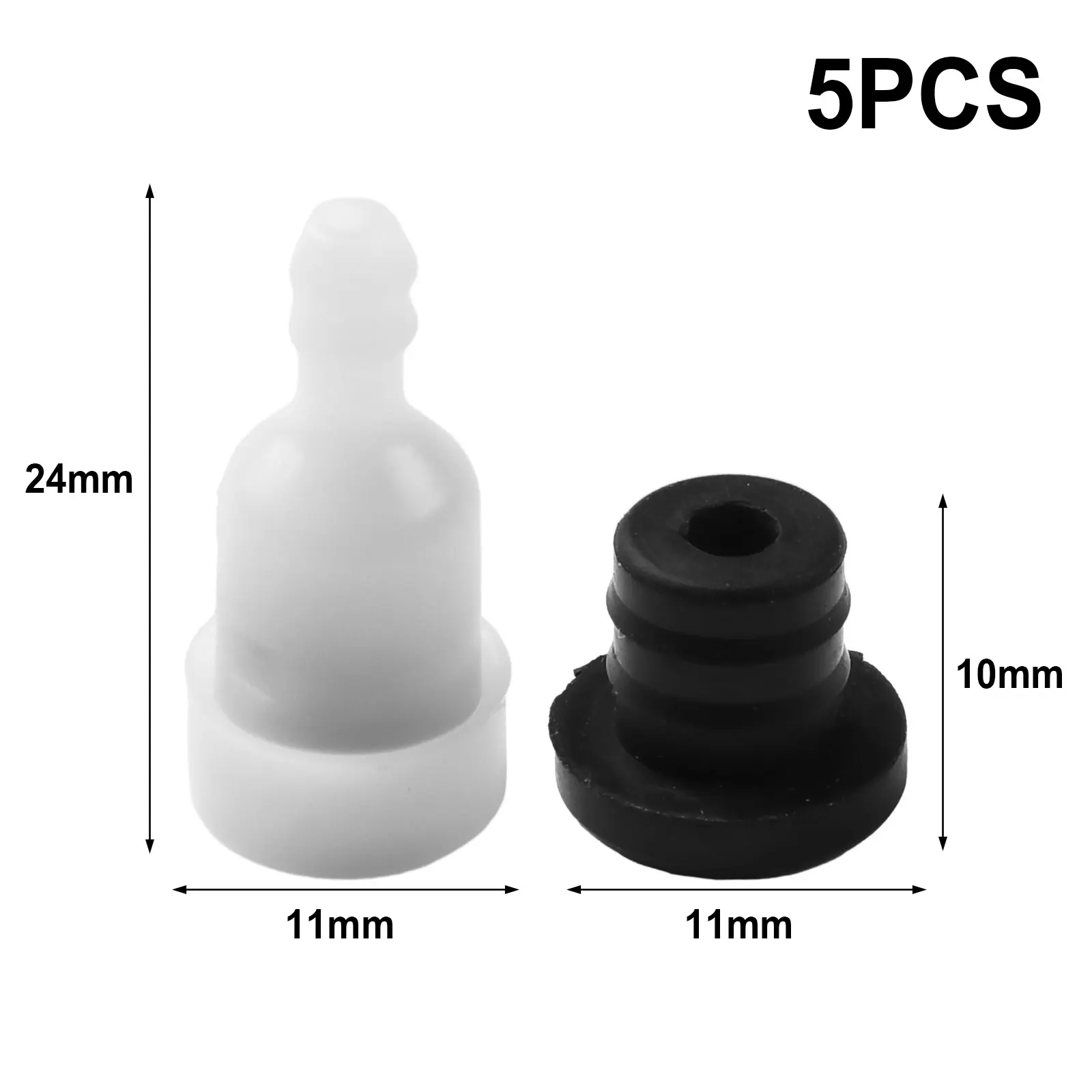 

Essential Replacements 5PCS Fuel Tank Breather Vent Air Check Valve for Chinese For Chainsaw Brushcutter Trimmer