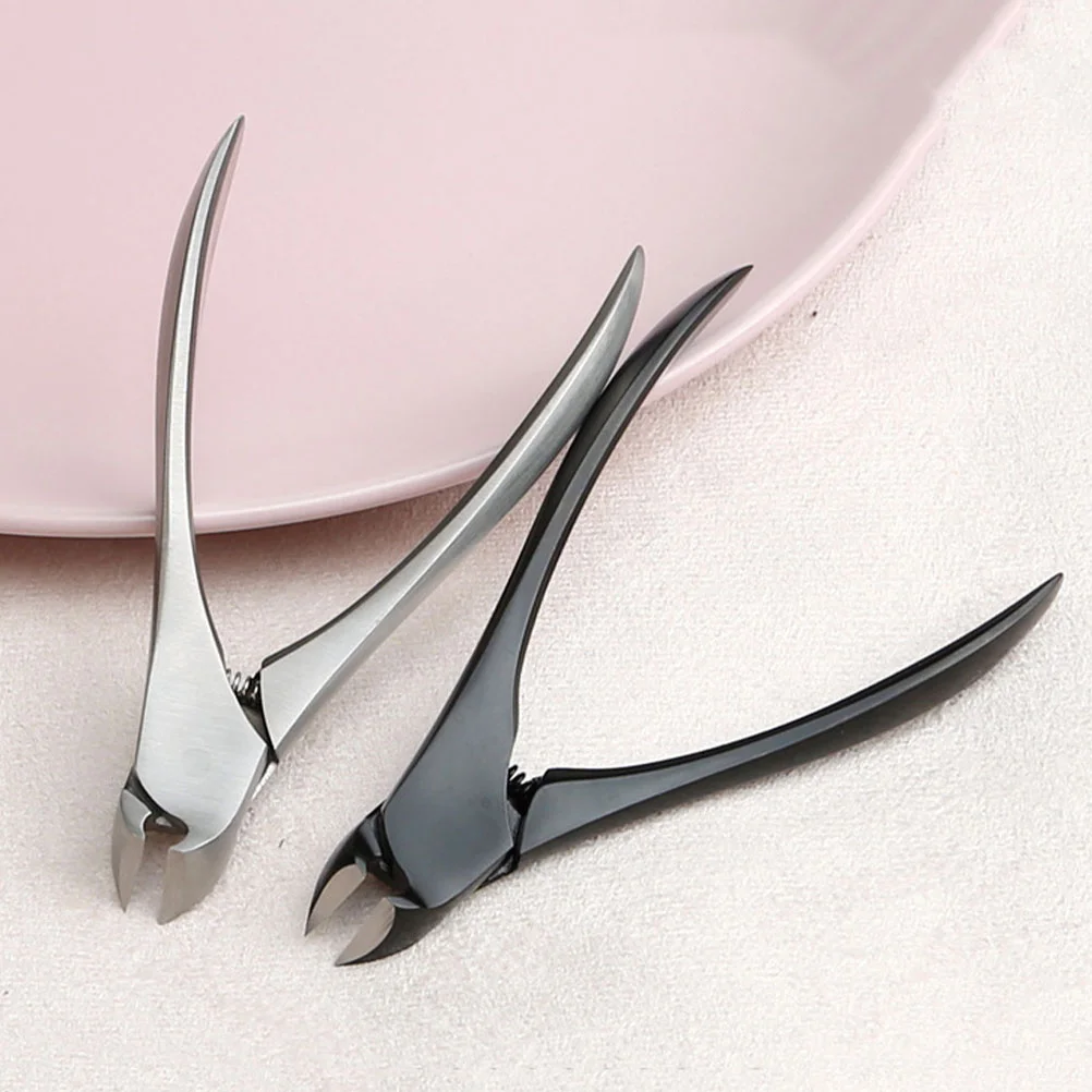 

Horn Nail Scissors Clippers Durable Horns Stainless Steel Fingernail Pedicure Tool Cuticle Nippers