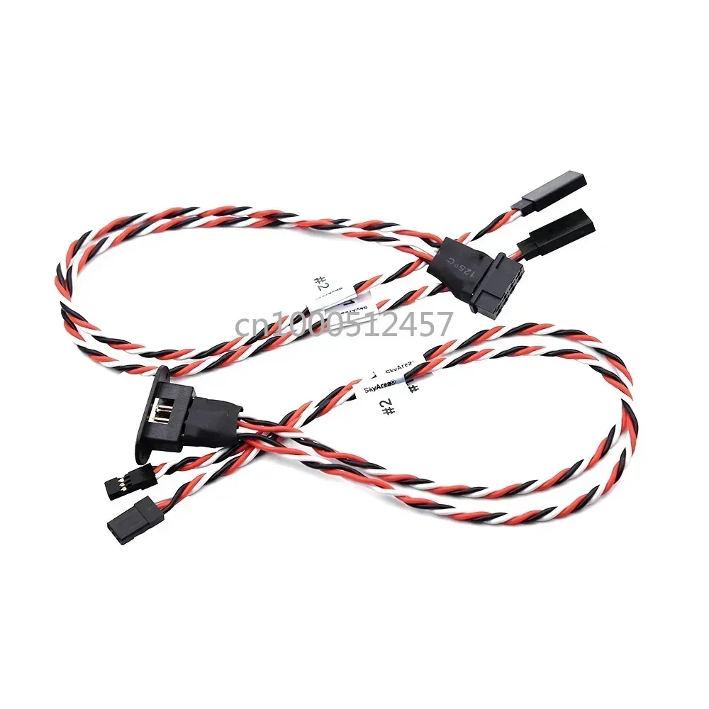 MPX 8 Pin Golden Plated Connector Multi-Wires Servo Extension Plug Male Female 2/ 3 Wires for RC Model Fixwing Glider Airplanes 2