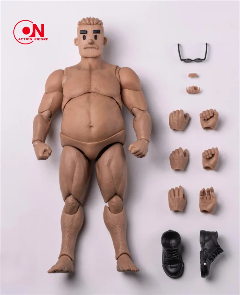 ノタマン 1/12 NT-03 NT-03S 中年角頭男性アクションフィギュア