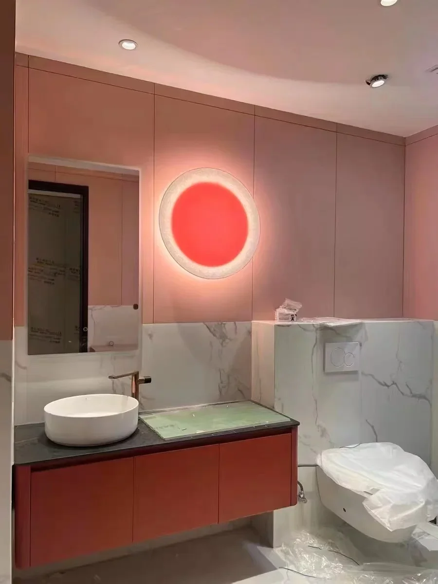 Minimalist LED Blue Moon Wall Light 4