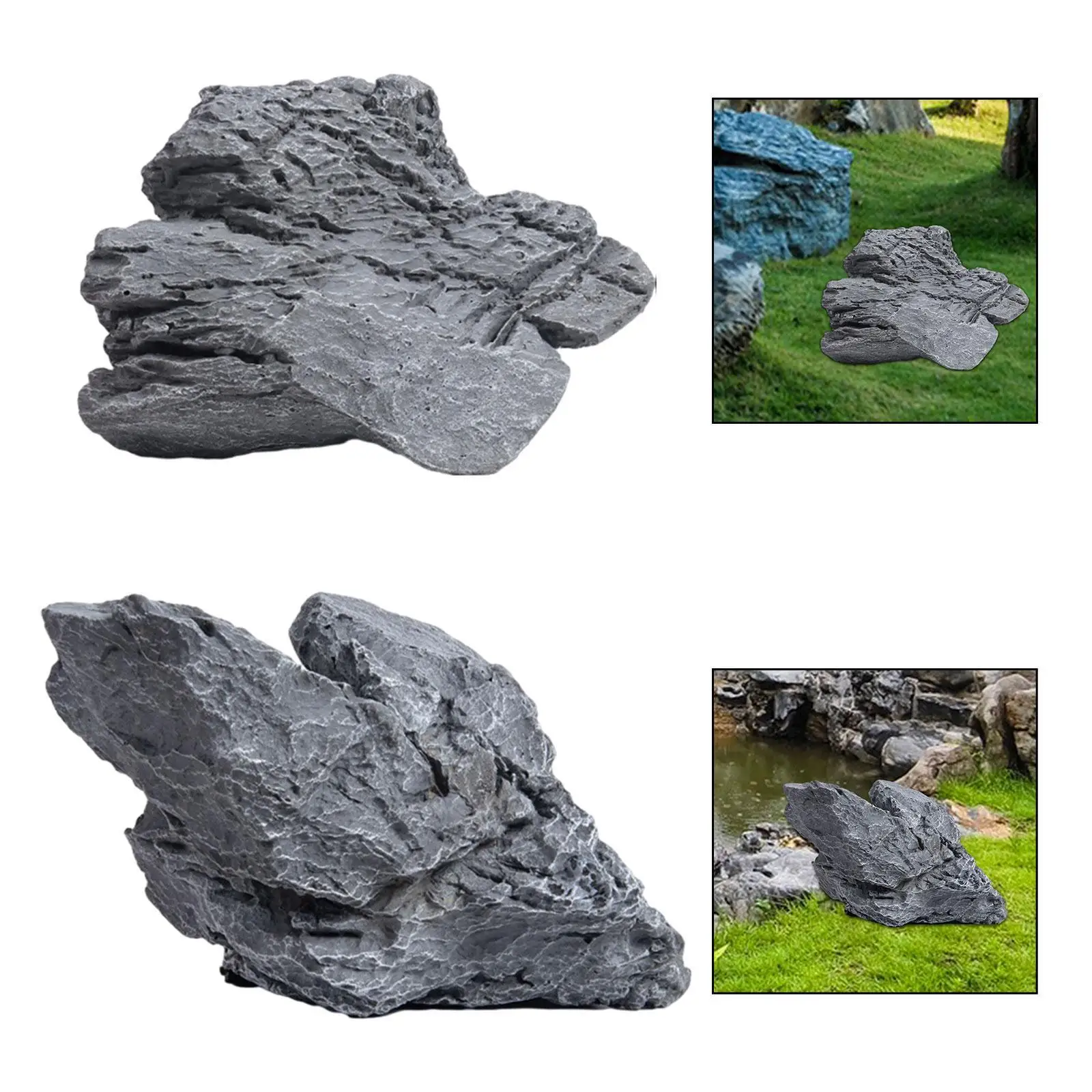 Faux Rock Gray Ornament High Fidelity Sandstone for Landscaping Hotels ...