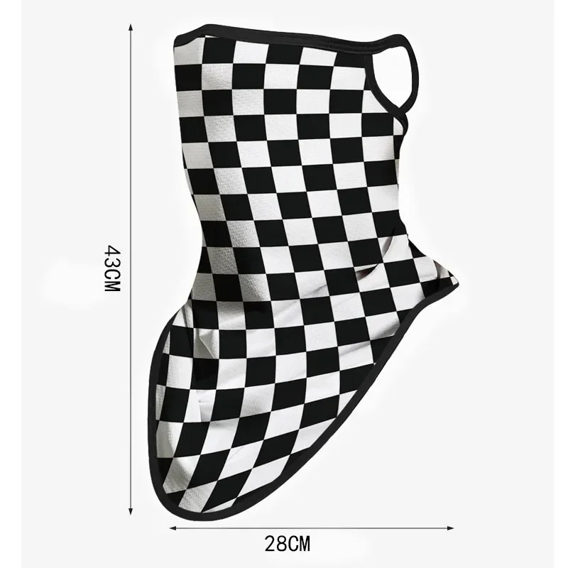 Multi-function Scarf Motorcycle Face Mask Cycling Bandana Earloops Face Balaclava Cover 3D Print Sunscreen Windproof Neck Gaiter 6