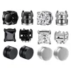 3 Pairs Crystal Strong Magnetic Ear Stud Clip Earrings for Men and Women Punk Round Zircon Magnet Earrings Non Piercing Jewelry 6