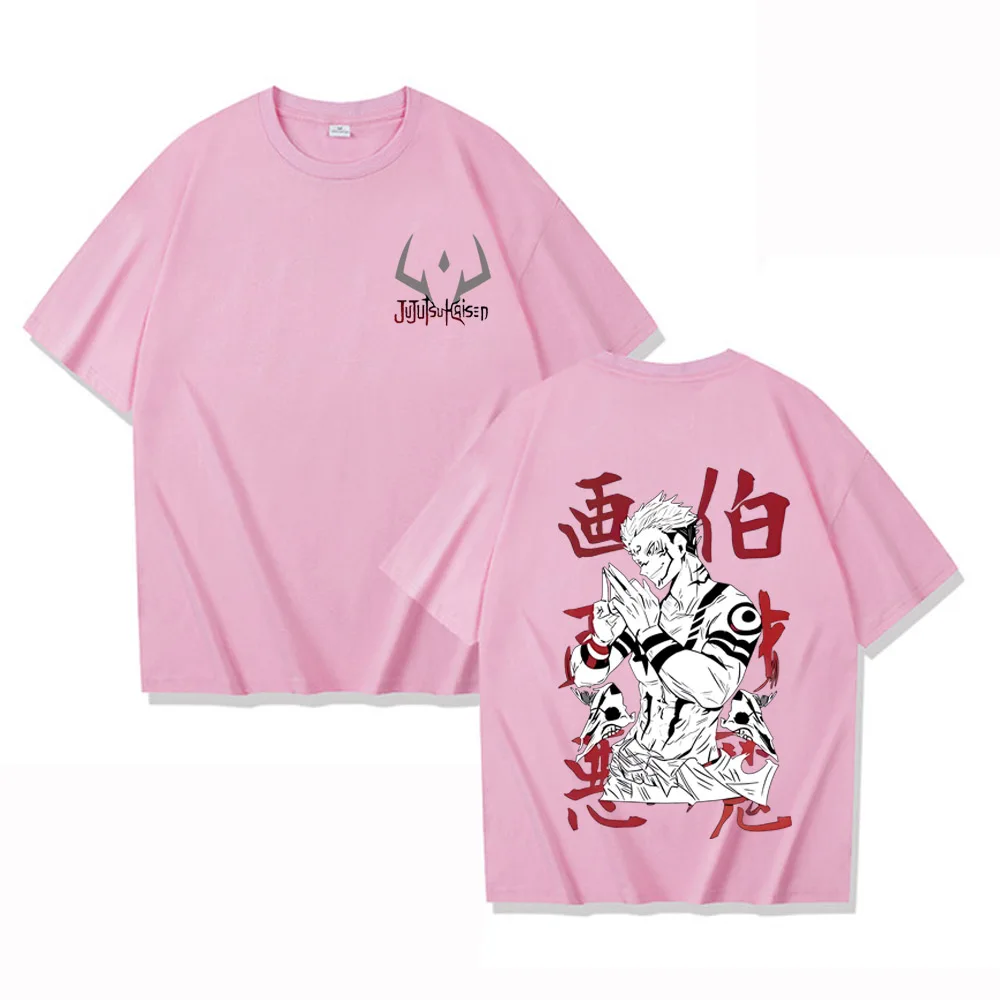 Jujutsu Kaisen Itadori Yuji Premium Cotton Summer Men's T-Shirt