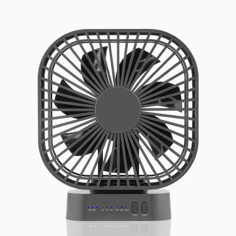 Rechargeable Portable Table Fan with 5000mAh Battery