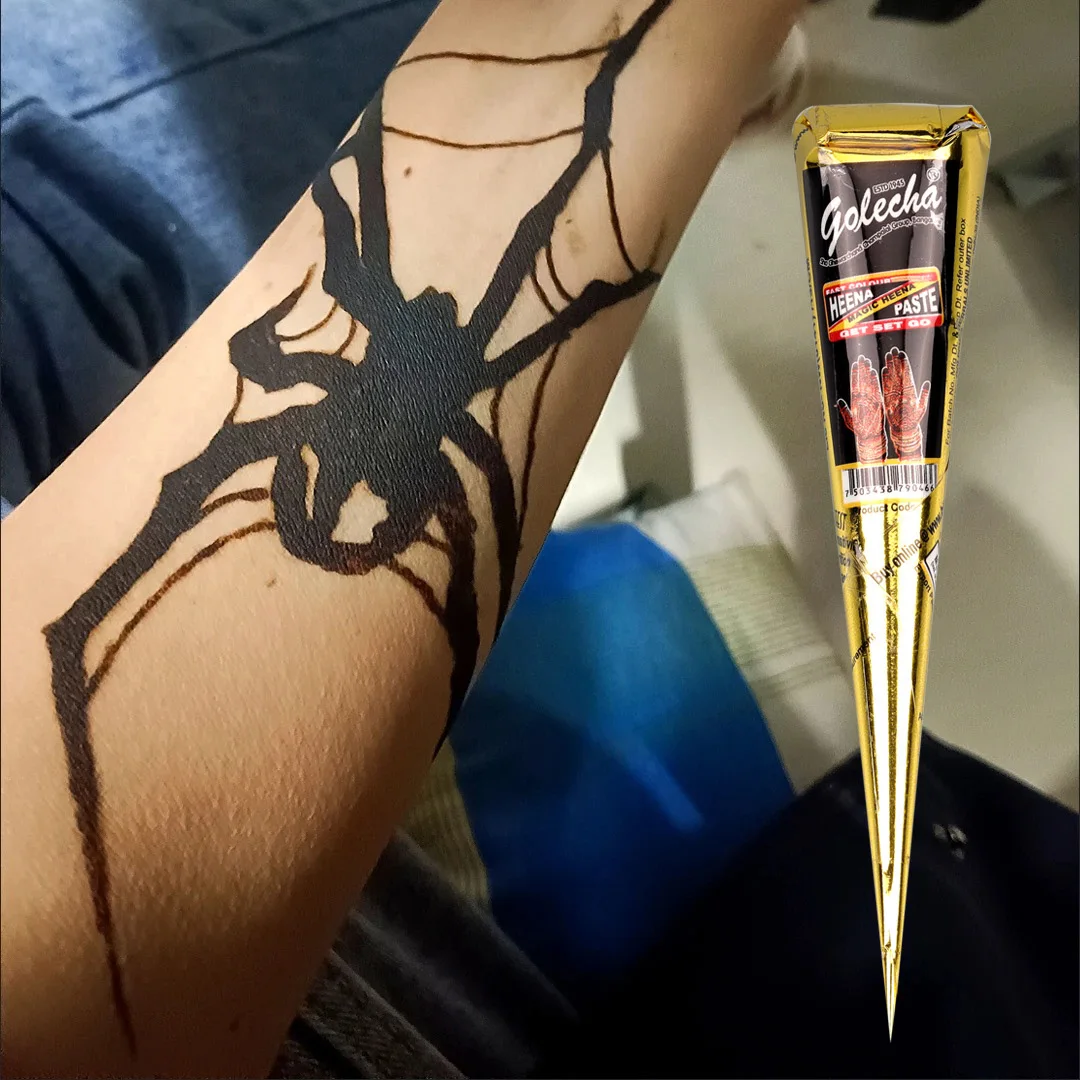Henna Cones 25gram Indian Henna Tattoo Paste Temporary Tattoo Body Art Mehndi Body Paint