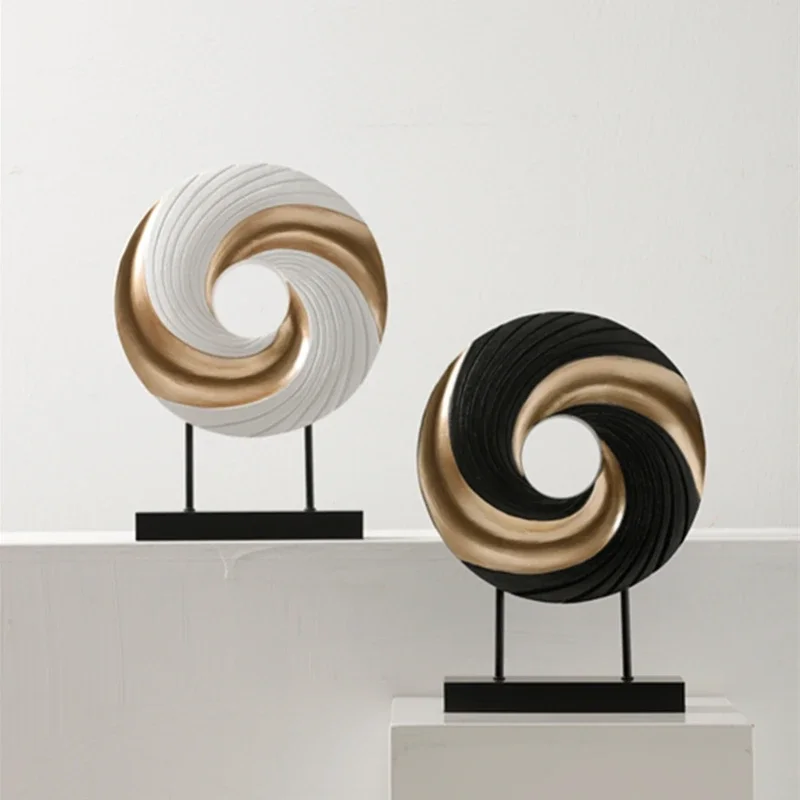 

Creative Foyer Ornament Abstract Artwork Light Luxury Decor Resin Crafts Versatile Fashion Table Decoration