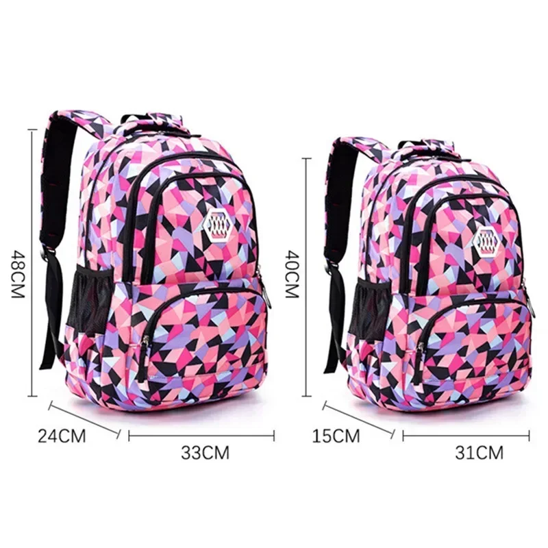 School Bags for Teenagers Girls Schoolbag Large Capacity Boys Printing School Backpack Set Rucksack Bagpack Kids Cute Book Bags 5