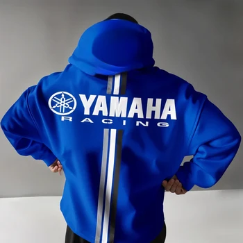 2026 New Yamaha New Autumn And Winter Cotton Hooded Sweatshirt Men And Women Oversized Comfortable And Warm Christmas Gift