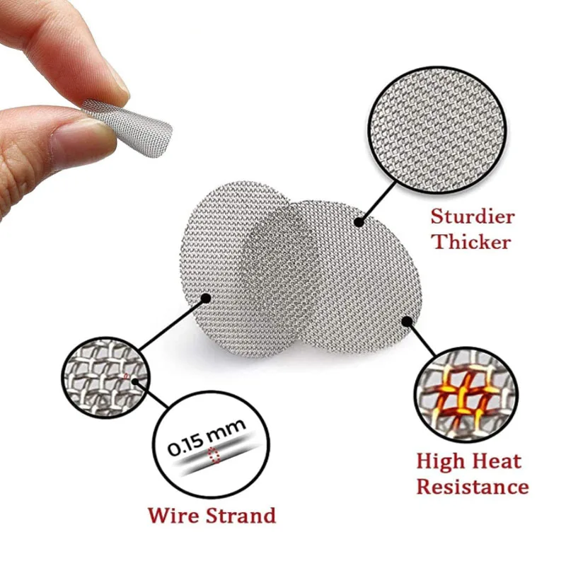 Pipe Screens and Filters 100pcs 12.7mm-25mm Stainless Steel and Brass