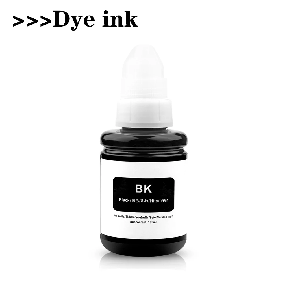 Refill Dye Ink for Canon GI-490 GI-790 GI-890 Pixma G1000 G1100 G1400 G2400 G3400 G2000 G3000 Printer Cartridge