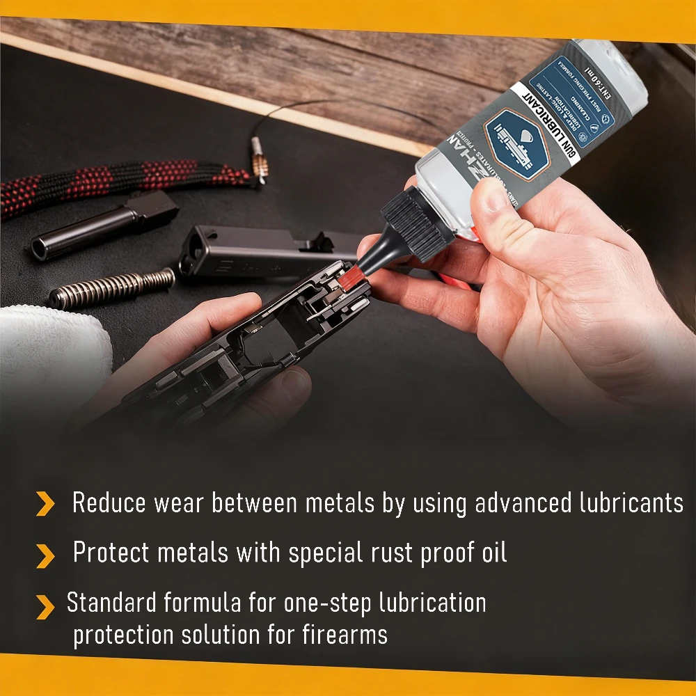 Premium Gun Care Lubricant - Advanced Metal Bonding & Cleaning Formula - Eco-Friendly Oil Preservative