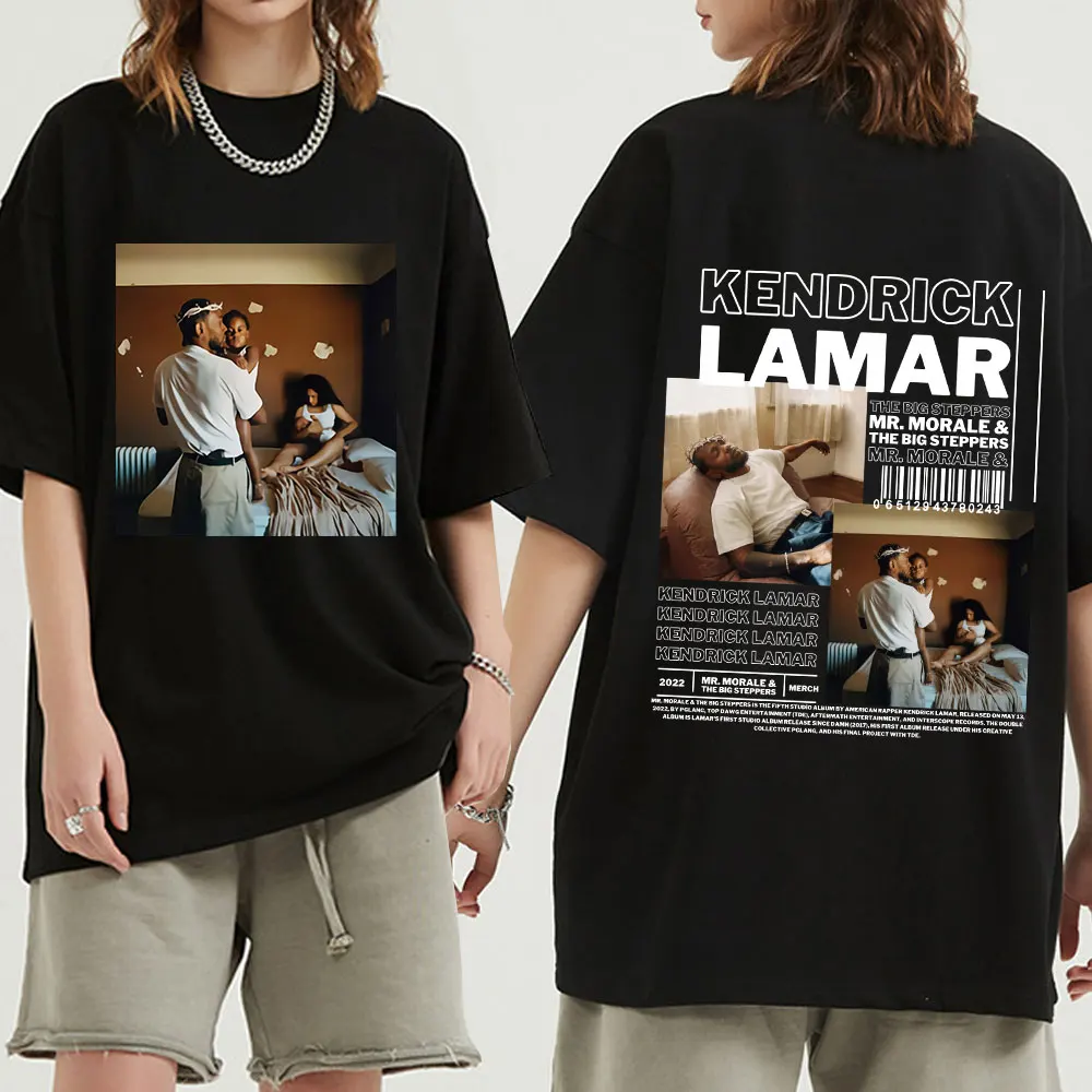 

Rapper Kendrick Lamar T Shirt Mr Morale & The Big Steppers Graphic T-shirt Men's Women's Hip Hop Fashion Oversized T-shirts Tops