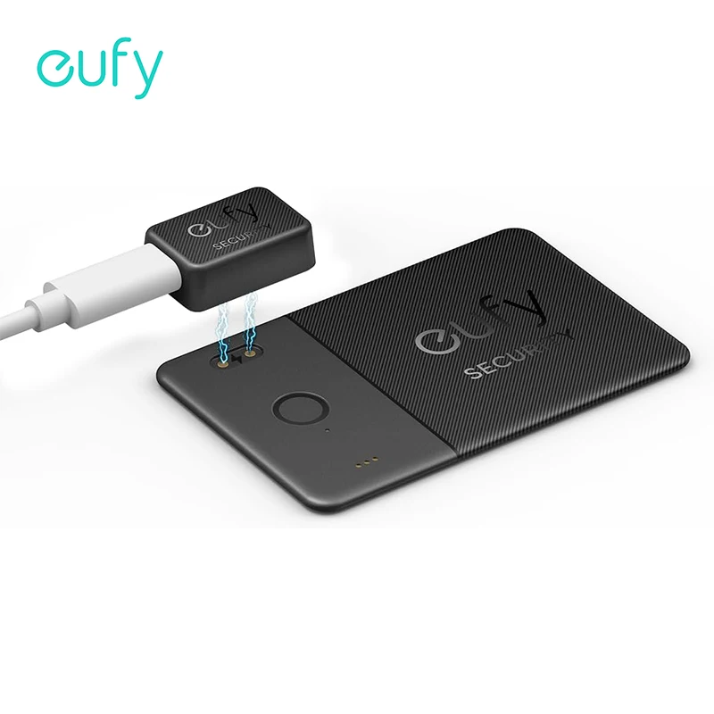 כרטיס eufy SmartTrack E30 נטען עובד עם Apple Find My (iOS בלבד) מעקב Bluetooth