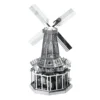 Dutch windmill 3D Metal Puzzle Eiffel Tower DIY Model Building Kit Adult Toys Birthday Gift 1