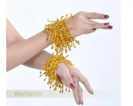 

1pair/lot woman belly dancing bead bracelet Belly Dance Accessories