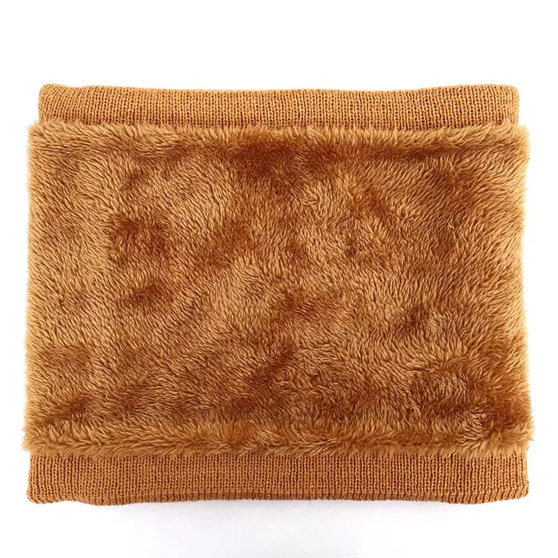 Warm Baby Knitted Scarves Solid Fashion Winter Scarf For Baby Girls Boys Children Thickened Wool Collar Neck Scarves