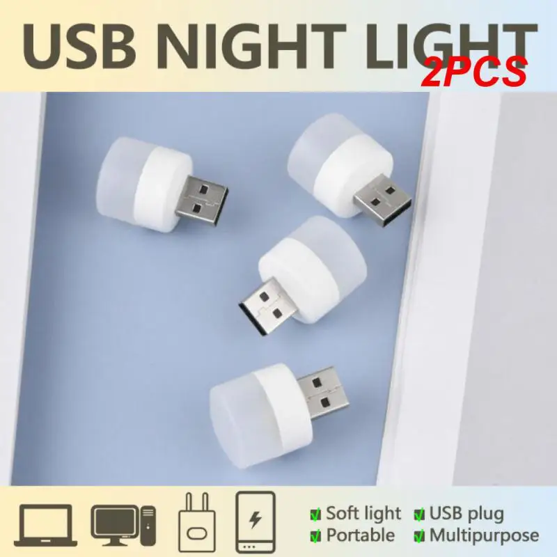 

2 шт., портативная лампа для чтения, USB-зарядка