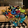 Graffiti Blanket Customizedt Blanket Cozy Warm Fleece Blanket Halloween Decoration For Couch Sofa Bed 6