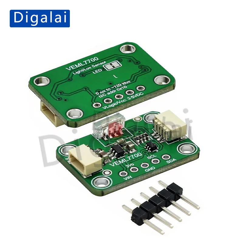 VEML7700 Umgebungslichtsensor-Modul mit 16-Bit-Auflösung und I2C-Schnittstelle für Qwiic-Anwendungen – Detail 6