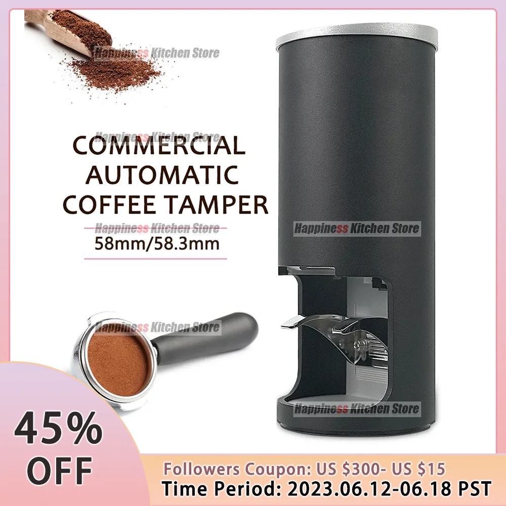 Tamper 58.3MM Electric 58MM Coffee Tamper Stainless Steel Automatic Tamper For Espresso