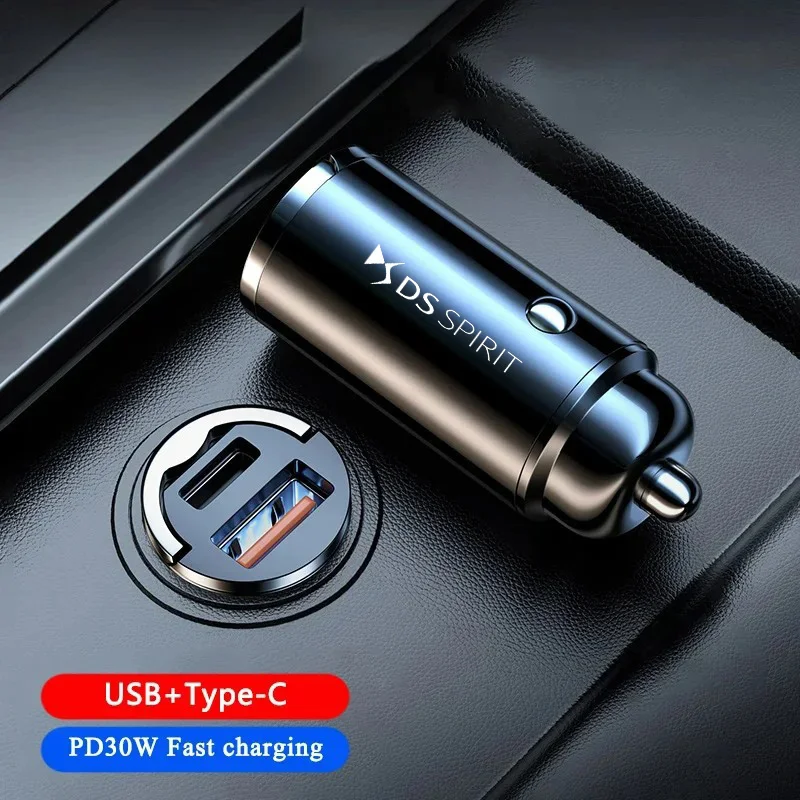 Car Charger Adapter USB PD Type C Fast Charging Quick Charge For ...