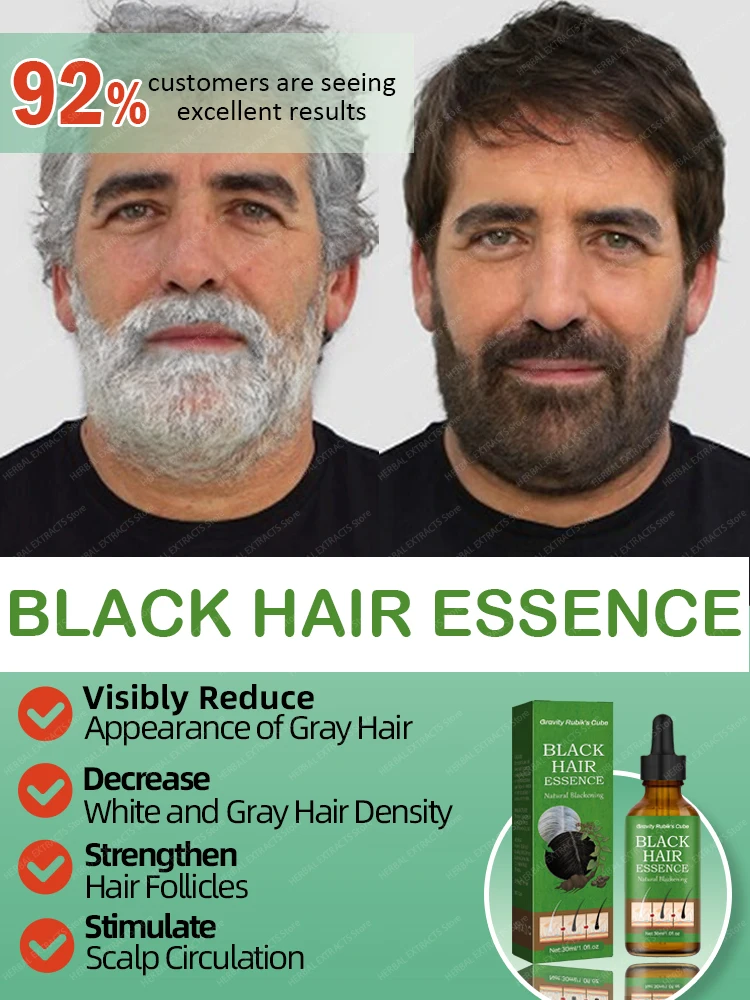 

Anti-Gray Hair Serum Gray Hair Treatment White Darkening