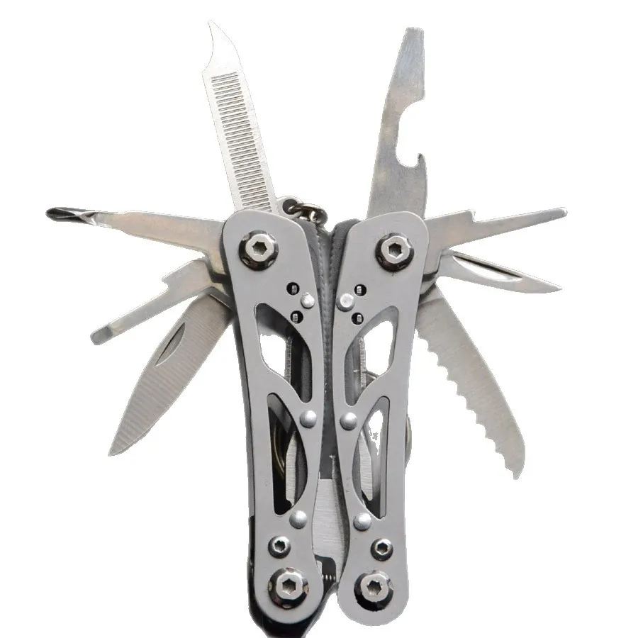 Portable Multifunctional Pocket Knife Pliers Tool for Outdoor Use