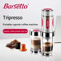 Barsetto Coffee Machine Manual Coffee Maker Capsule Outdoor Travel Hand Press Espresso Powder Maker Portable Mini Mill Tools 2