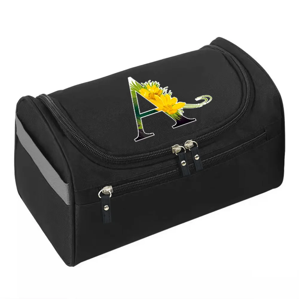 Women Cosmetic Bag Zipper Wash Bags Flower Color Pattern Makeup Bag Beauty Case Make Up Organizer Kits Travel Storage Wash Pouch