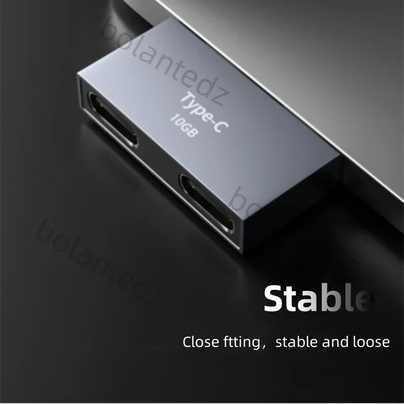 유형 C 어댑터 USB C Conventer 충전 전송 인터페이스 보호 커넥터 Macbook Pro Air용 Thunderbolt 3