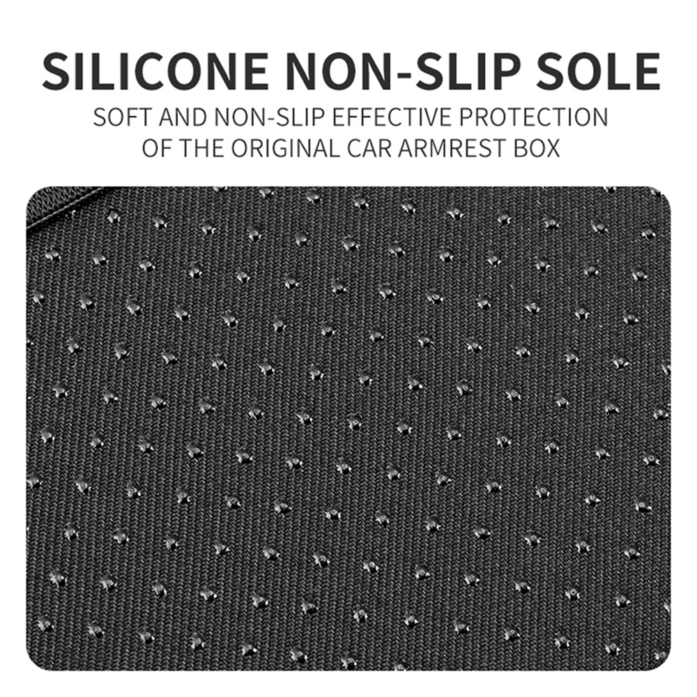 1pc PU Leather Car Armrest Cushion Center Console Storage Pocket Accessories For Chevrolet Cruze Captiva Trax Malibu Tahoe Spark