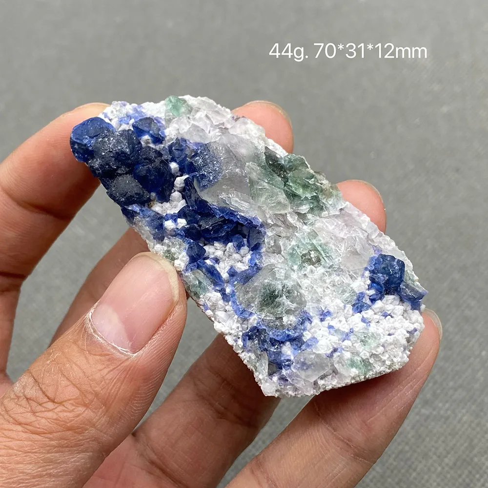 100% Natural Inner Mongolia blue Fluorite Mineral specimen cluster Stones and crystals Healing crystal Free shipping