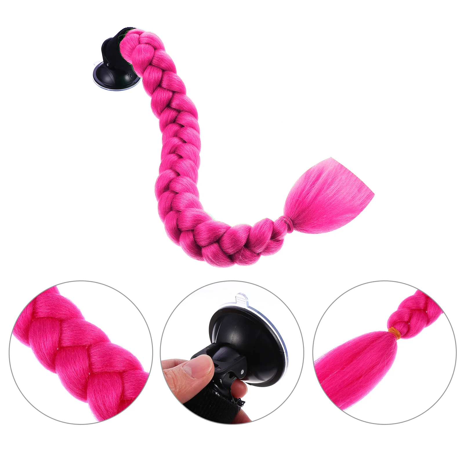 

Motorbike Braids Adult Motorcycle Ponytails Durable Decoration