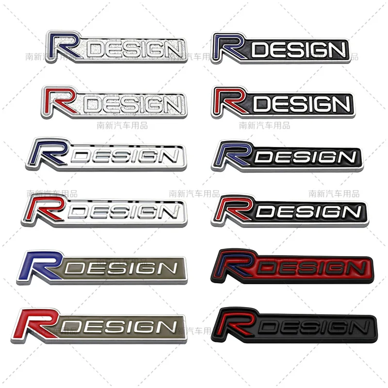 

Car Styling R design Sticker Badge Emblem For Volvo Rdesign XC90 S60 XC60 V70 S80 S40 V50 V40 V60 C30 S70 S90 V90 Accessories