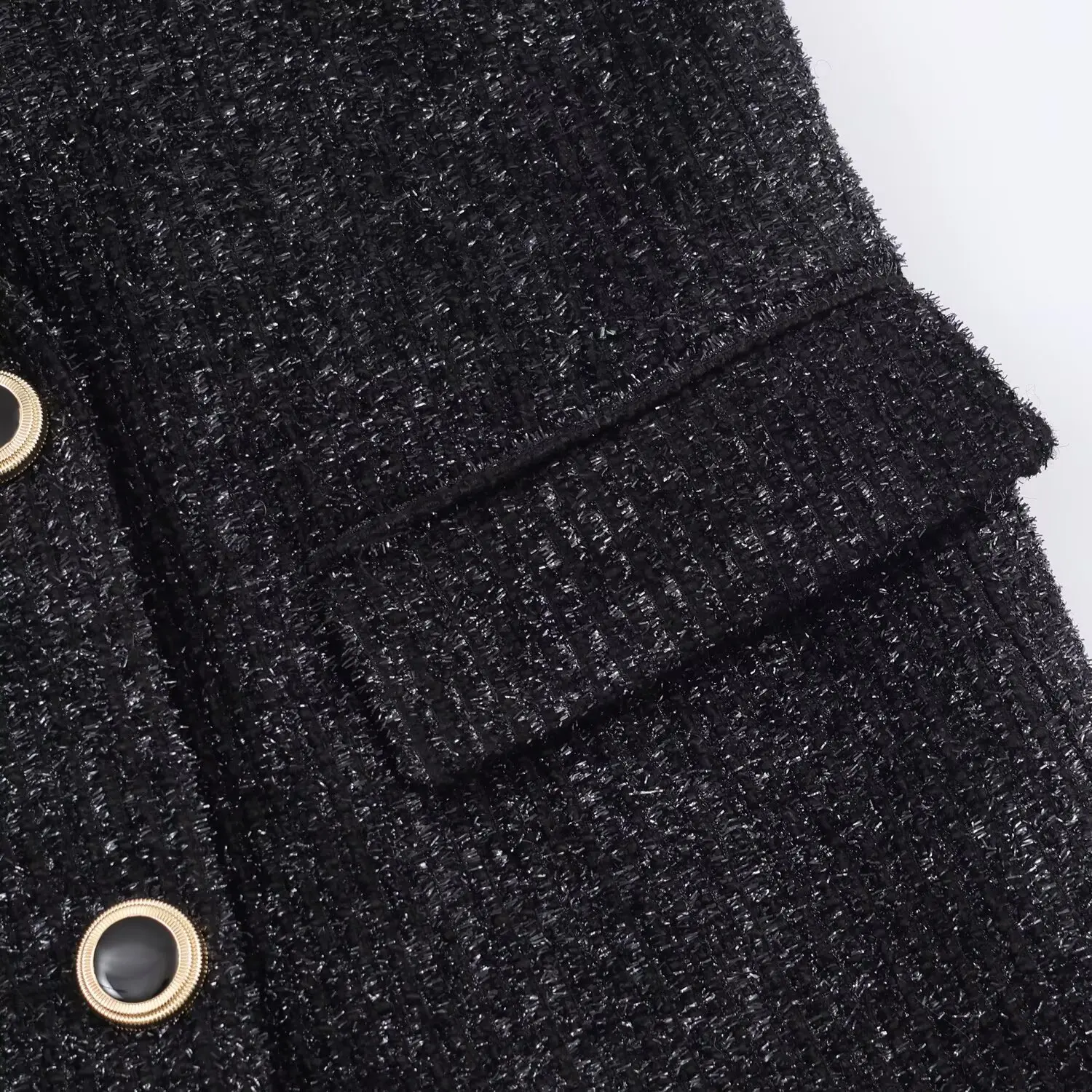 Women's Blazers Coat Spring Autumn Female Long-Sleeve Blazers With Metallic Thread Lady Double-Breasted Elegant Casual Ol Jacket