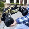 Metal RC Car  40 CM Remote Control Cars Radio Buggy Truck Racing Drift with Led Lights Toys Gift for Boys Girls Children Kid 1