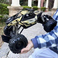 Metal RC Car  40 CM Remote Control Cars Radio Buggy Truck Racing Drift with Led Lights Toys Gift for Boys Girls Children Kid 1