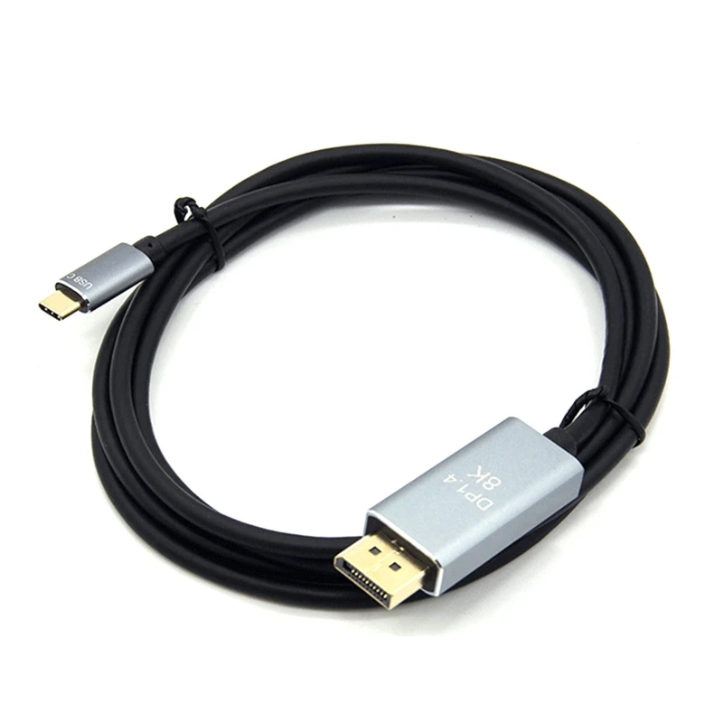 

Кабель USB — DisplayPort 1.4 длиной 5,91 фута, видеоконвертер 8K Type-C — в альтернативном режиме