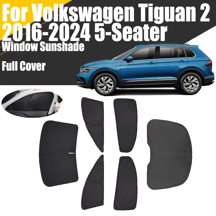 Custom Full Cover Car Window Sunshade For Volkswagen Tiguan 2nd 5 