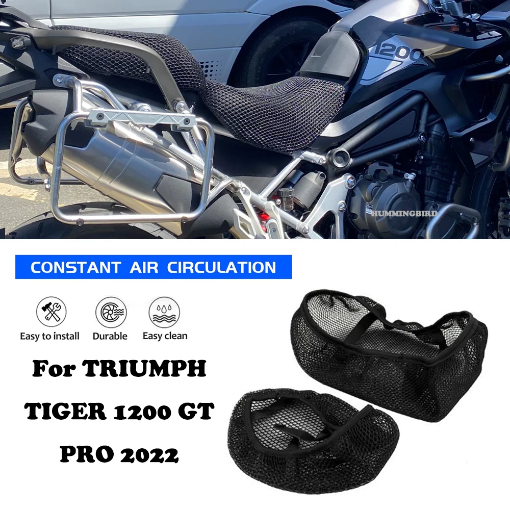 Tiger1200 Seat Covers For Triumph Tiger 1200 GT PRO Motorcycle 3D Breathable Seat Cover Comfortable Protect Cushion