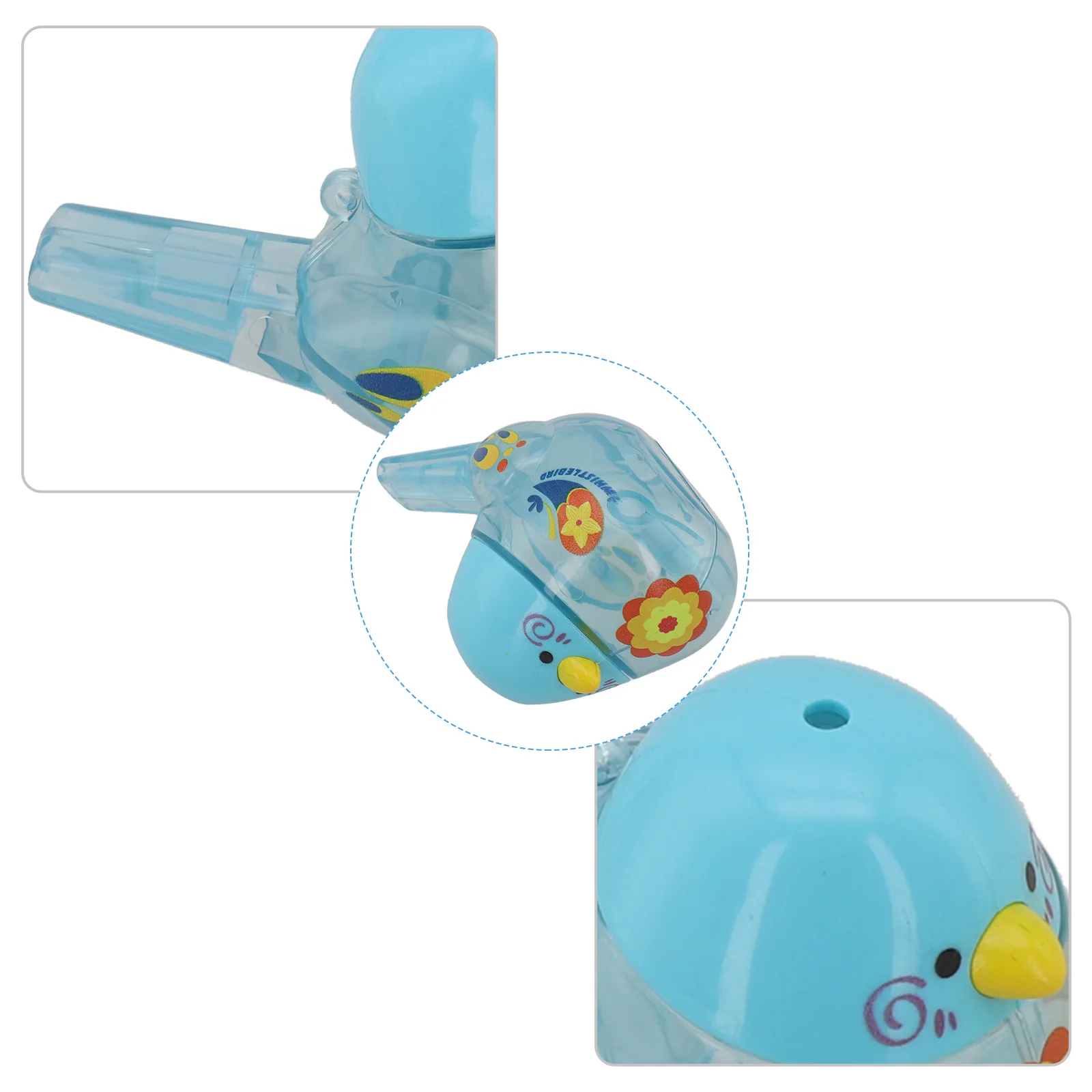 Cartoon Waterbird Whistle ABS Colorful Bird Water Whistles For Kids Funny Musical Instruments Accessories mini whistle