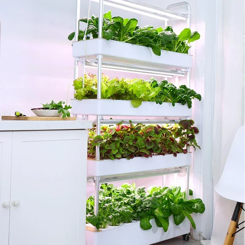 Intelligent planter indoor large soilless cultivation complete set of equipment vegetable strawberry planting box 4