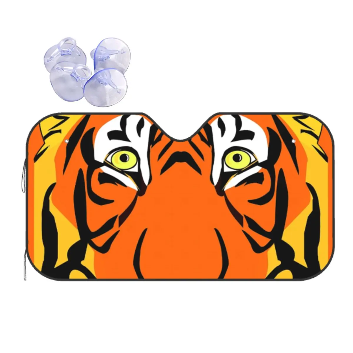 

Bengal Tiger Windshield Sunshade Wild Animal Novelty Cover Front Block Window 76x140cm Car Sunshade Car-covers